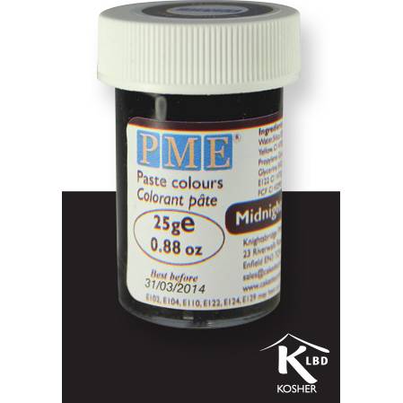 PME gelová barva - černá - PME