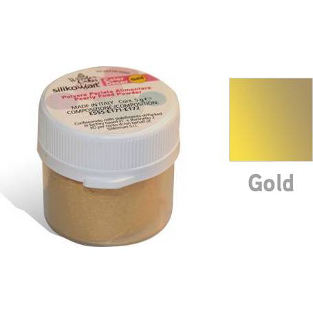 Prachová barva 5g - zlatá - Silikomart