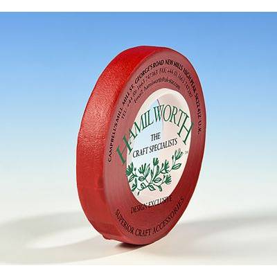 Floristická páska 12mm x 27m červená - Hamilworth