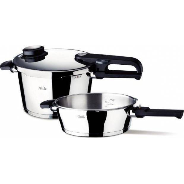 Tlakový hrnec nerezový – sada 2 ks Vitavit® Premium  - Fissler