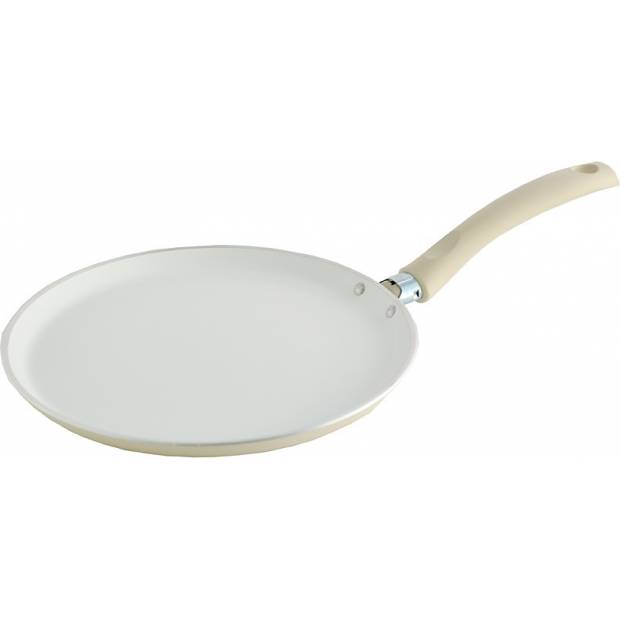 Pánev na palačinky keramická – O  26 cm, bílá – Black&White Edition - Fissler