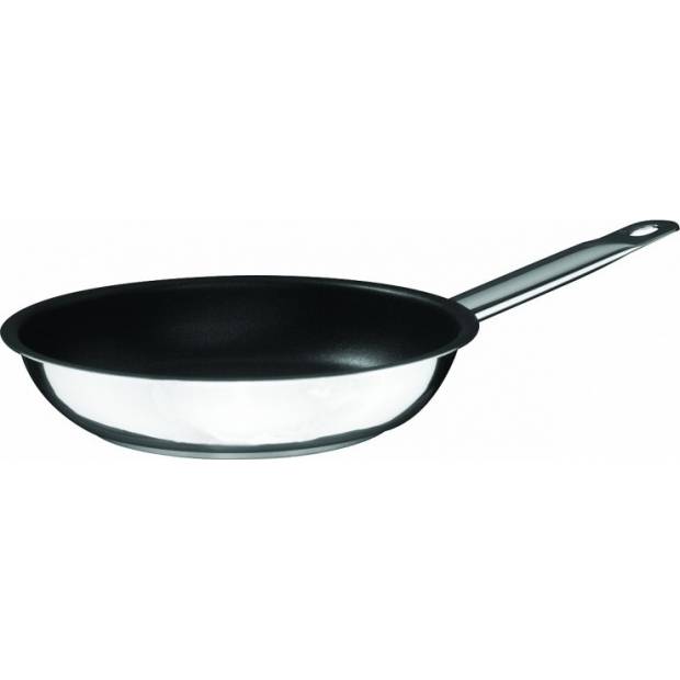 Pánev bez poklice s nepřilnavým povrchem – nerez, O 26 cm – Profi 2010 - Fissler