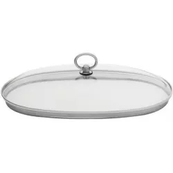 Poklice skleněná oválná – 36 x 24 cm - Special Fish - Fissler