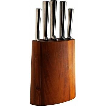 Luxusní sada nožů v dřevěném bloku – 6 ks Solingen – Akazia - Fissler