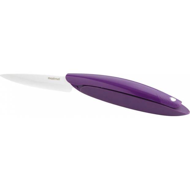 Keramický nůž skládací Mastrad fialový 10cm - Mastrad