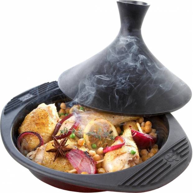 Tajine arabský hrnec Mastrad černý 22x27,5x18cm - Mastrad