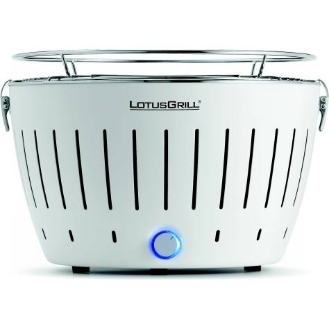 LotusGrill Bílá+ ZDARMA dřevěné uhlí 1kg + podpalovací gel - Lotus