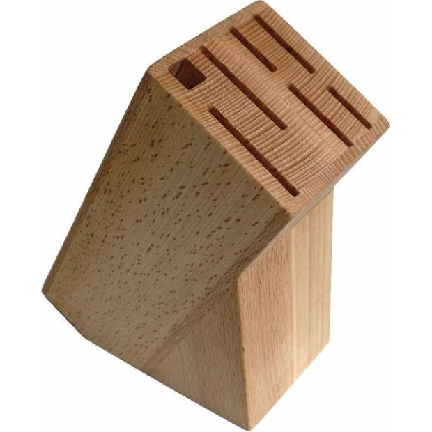Blok na nože 8x21x20,5cm dřevo - Dřevovýroba Otradov