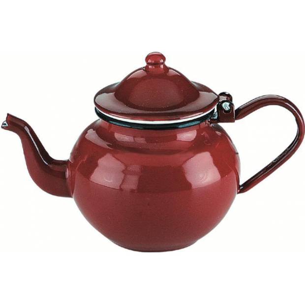 Smaltovaná konvička na čaj 0,5l - červená - Ibili
