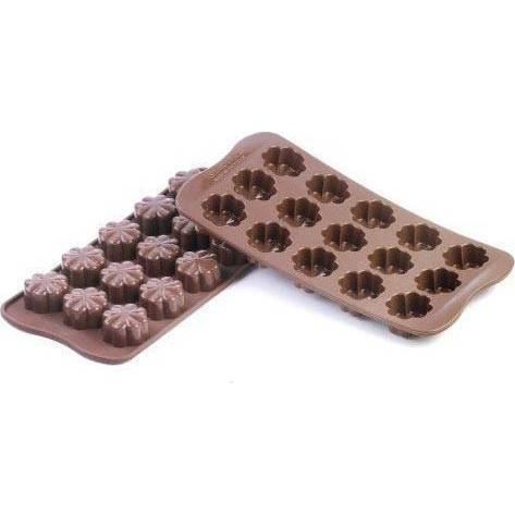 Silikonová forma na čokoládu – čtyřlístek - Silikomart