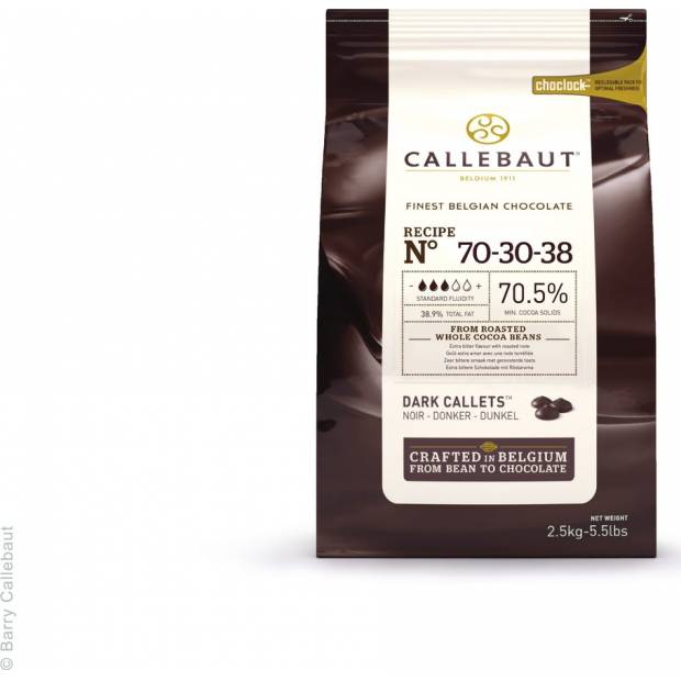 Belgická čokoláda 70%  2,5Kg - hořká - Callebaut