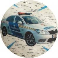 Jedlý papír -policejní auto - 