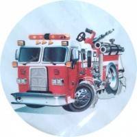 Jedlý papír – hasičské auto - 