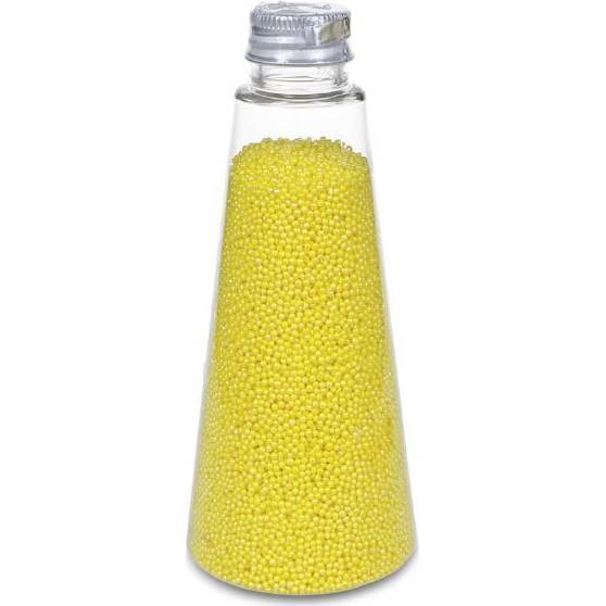 Ozdobné perličky žluté s leskem - Stadter