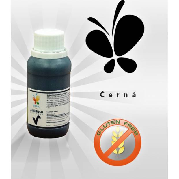 Airbrush barva 45ml - černá - Vola colori