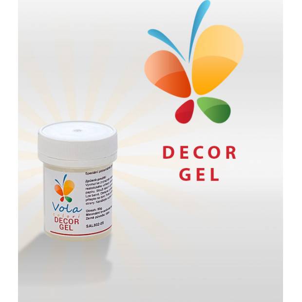 Gel na jedlý papír - kelímek 50g - Vola colori