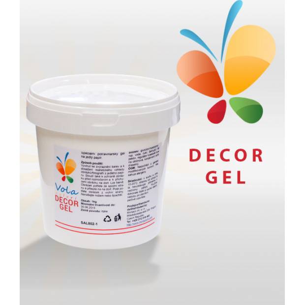 Decor Gel na jedlý papír 1kg - Vola colori