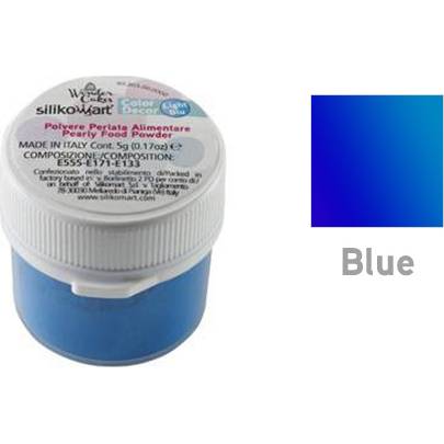 Prachová barva 5g- perleťová modrá - Silikomart
