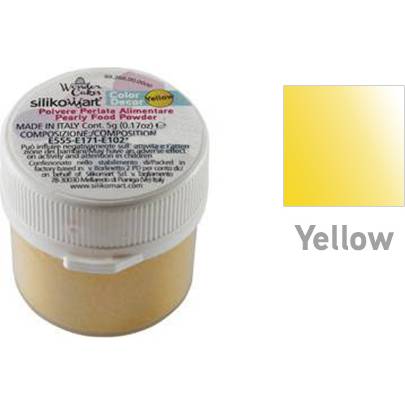 Prachová barva 5g - žlutá - Silikomart