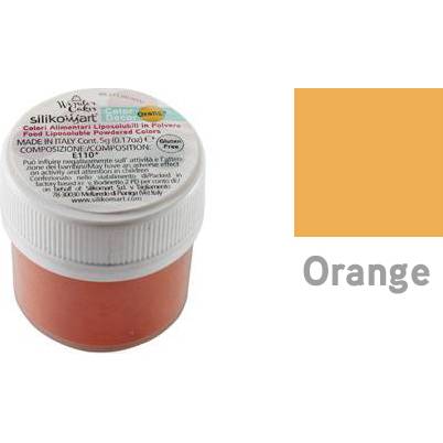 Prachová barva 5g - oranžová - Silikomart