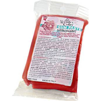 Gum pasta 100g - červená - Silikomart