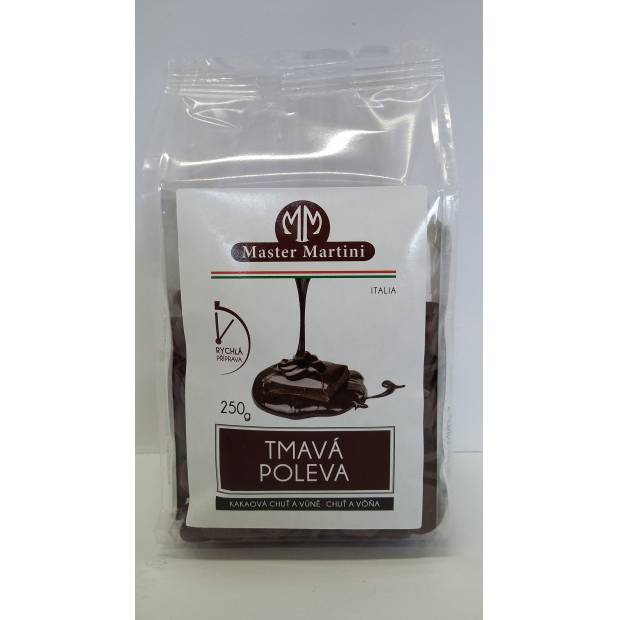 Tmavá poleva 250g - Master Martini