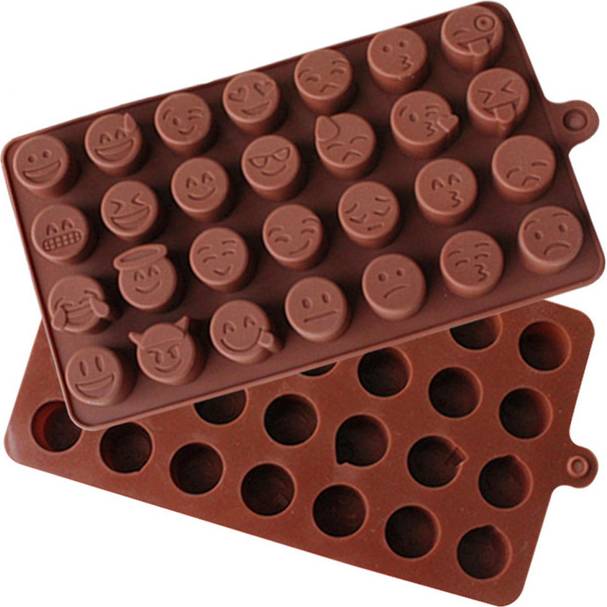 Silikonová forma na čokoládu SMAJLÍCI - Barekom