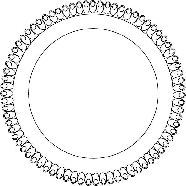 Tác plastový bílý, kruh 26cm - ALCAS