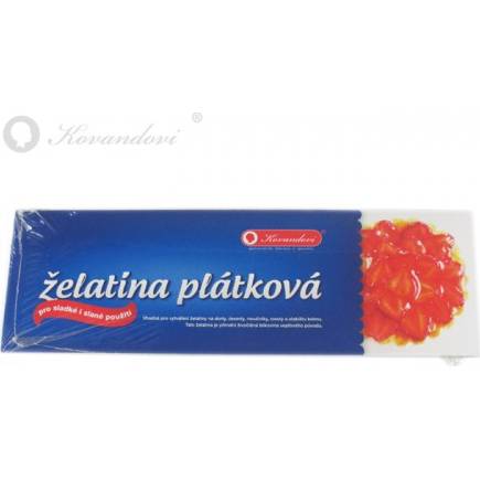 Želatina plátková 10g -