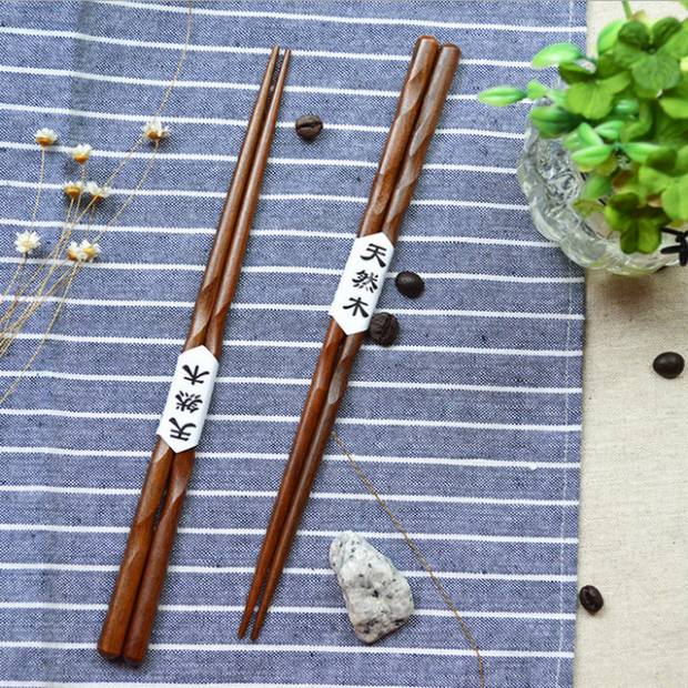 Sushi hůlky dřevěné 2 páry - Barekom