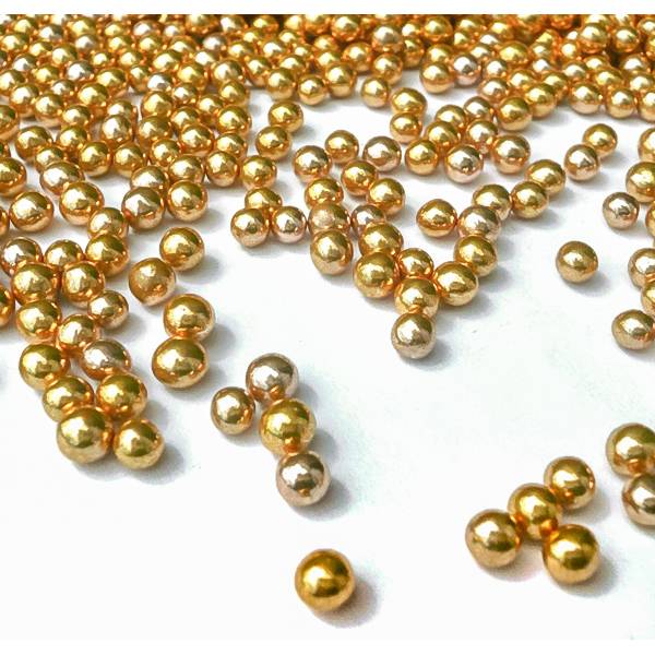 Cukrové perličky zlaté 50g - 