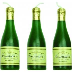 Svíčky na dort šampaňské 6ks - PME