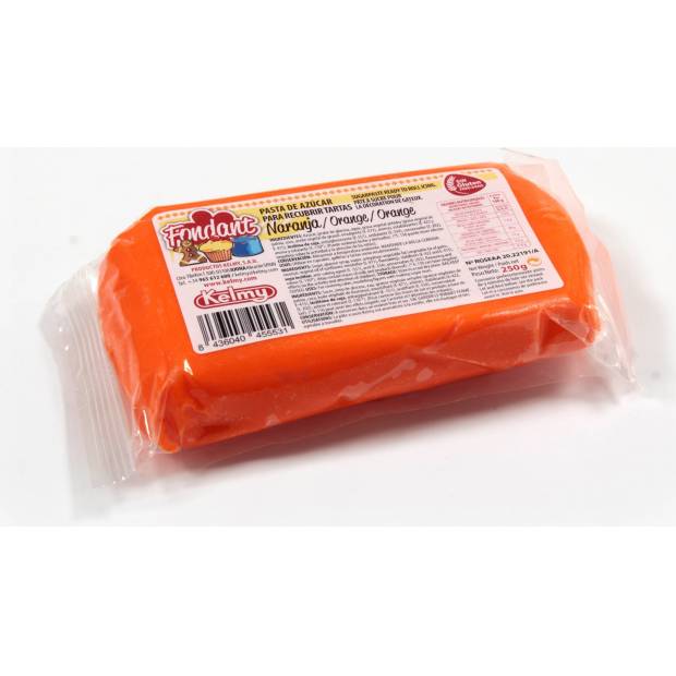 Potahovací hmota 250 g - oranžová - Kelmy