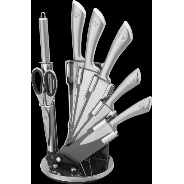 8-dílná sada ocelových nožů, nůžek a ocílky RL-KSS600 - RoyaltyLine