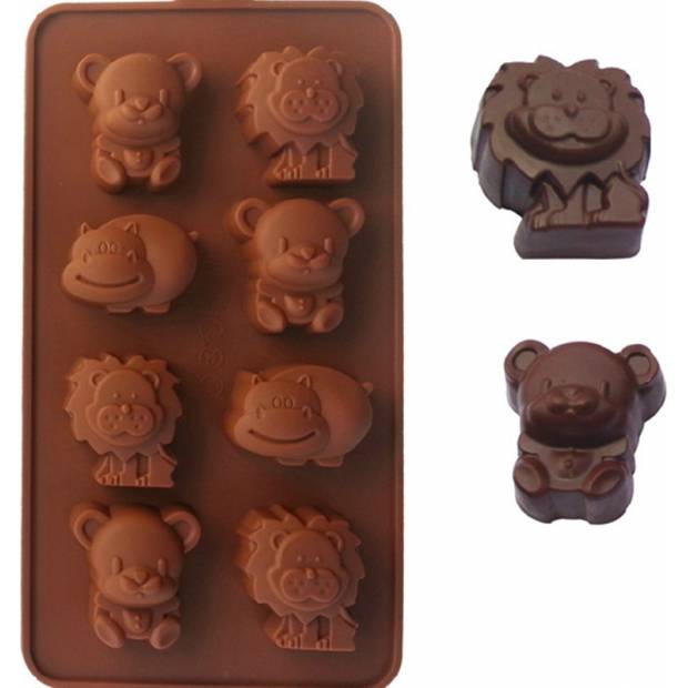 Silikonová forma na čokoládu zvířata - Barekom