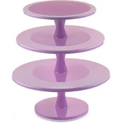 Fialový stojan na dorty nebo cake pops 24cm, 30cm, 35cm - Silikomart