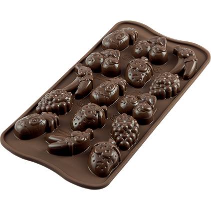 Silikonová forma na čokoládu ovoce - Silikomart