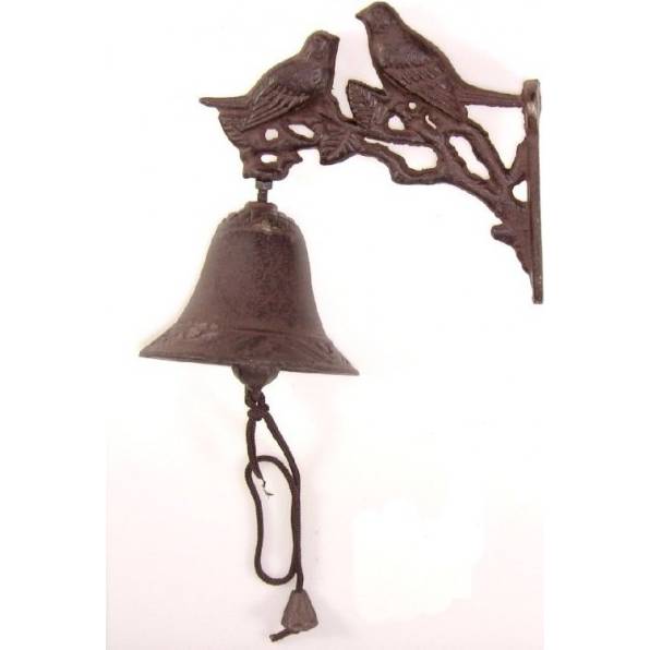Litinový zvonek s motivem ptáčků - IntArt