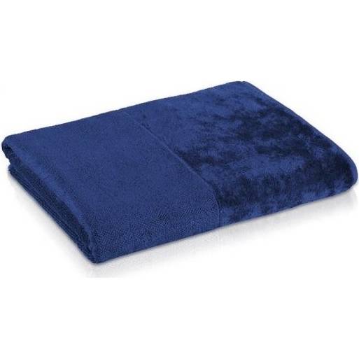 Malý obdelníkový ručník s bambusovým vláknem Bamboo Luxe, tmavě modrý - Möve