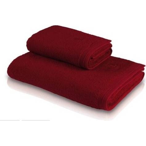 Bavlněný malý obdelníkový ručník Superwuschel, rubínový - Möve