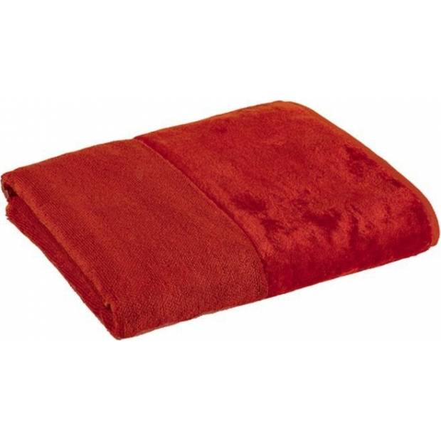 Malý obdelníkový ručník s bambusovým vláknem Bamboo Luxe, červený - Möve