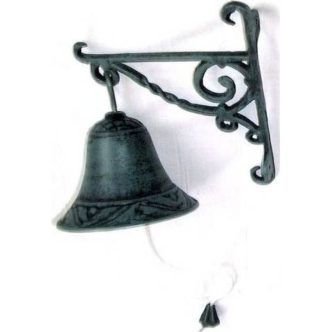 Litinový zvonek, průměr  11,5 cm , I3851 / - IntArt