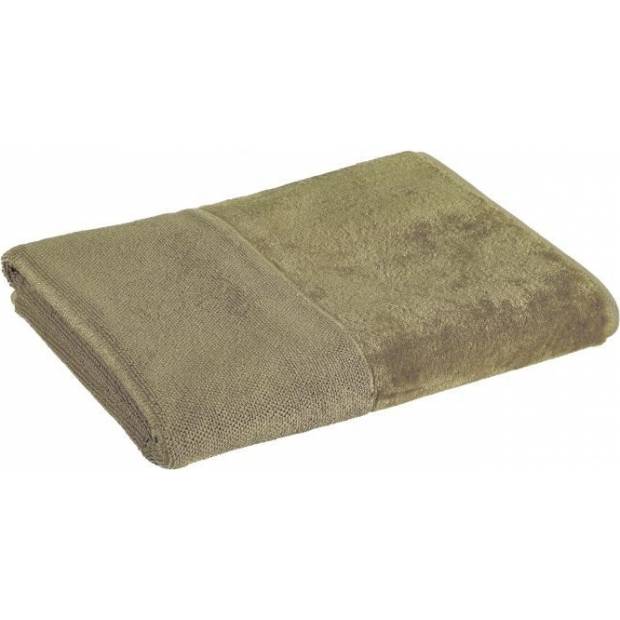 Malý čtvercový ručník s bambusovým vláknem Bamboo Luxe, šedozelený - Möve