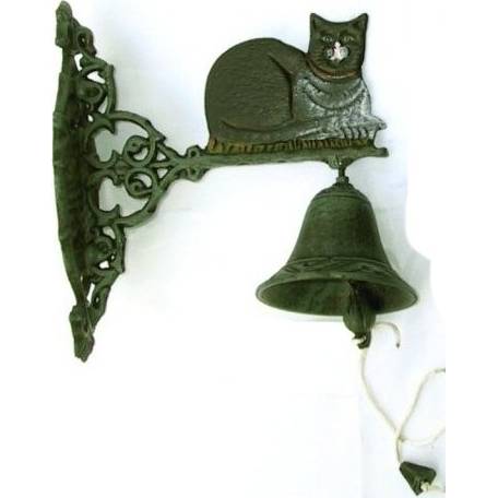 Litinový zvon s motivem kočky - IntArt