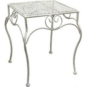 Dekorativní kovový stolek, 20 x 27 cm - Morex