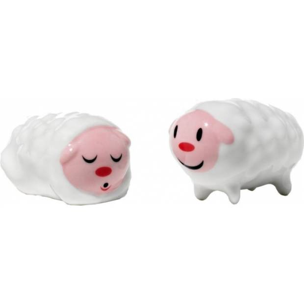 Porcelánové figurky k betlému: Tiny little sheep - Alessi
