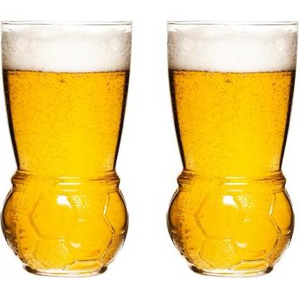 Sagaform fotbalové pivní sklenice, 2ks - Sagaform
