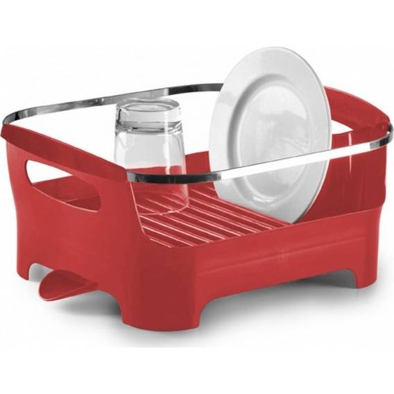 Odkapávač na nádobí Basin, červený - Umbra