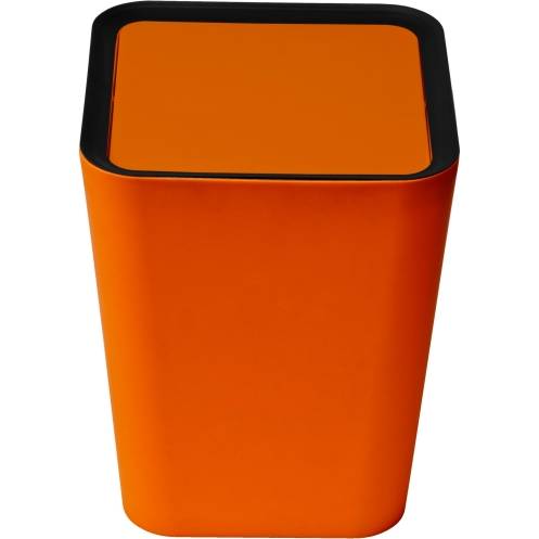 Odpadkový koš Square Flip Bin, oranžový - QUALY
