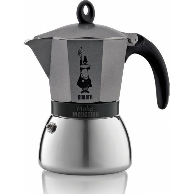 Bialetti Moka kávovar na indukci Antracit - Bialetti